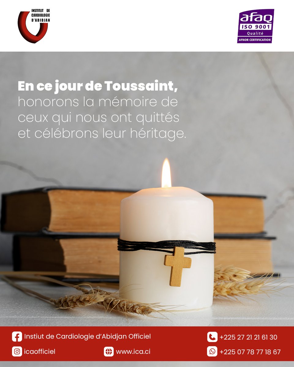 ICAofficiel's tweet photo. En ce jour de Toussaint, honorons la mémoire de ceux qui nous ont quittés et célébrons leur héritage. https://t.co/BHkbOcgJYd