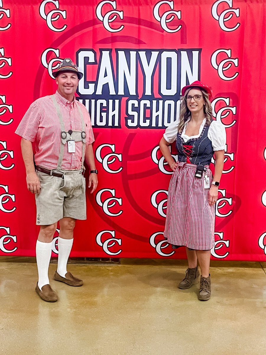 We are celebrating and kicking off the first day of Wurstfest in Cougar Nation! #CultivateTheBattle <a href="/DavissonDustin/">Dustin Davisson</a> <a href="/MrsWoodrom/">Courtney Woodrom</a>