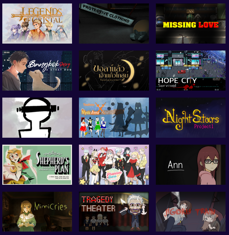 SEAGamethetic's tweet photo. SEARM 2025 submissions is open!
https://t.co/lR02Fuomb0

Here are 2024 highlights:

Ann -@rongrongarts (ID)
MARGO - @KodotsGames (MM)
CONNECT - @PanPongpan17 (TH)
Mimicries - @MiniversalGames (SG)
Dongeng Bayang Kulit - @dennis_jar (BN)
Stellar Bewitching - @Starmage_RPG (PH) https://t.co/IB7HNf70EP