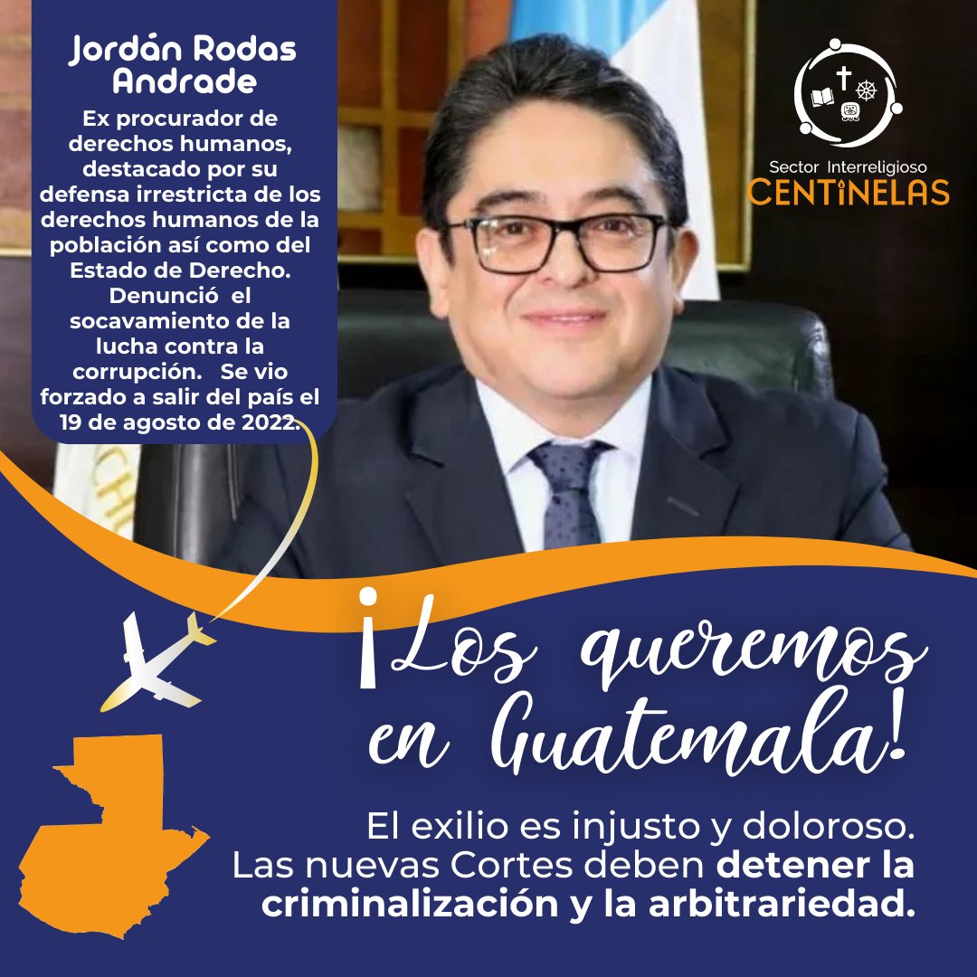 🇬🇹 Más de 200 guatemaltecos exiliados por su lucha por un país mejor. Exigimos al sistema de justicia detener la criminalización y permitir su regreso. #NoMásCriminalización #CortesDignas #SalvemosLaJusticia ✊