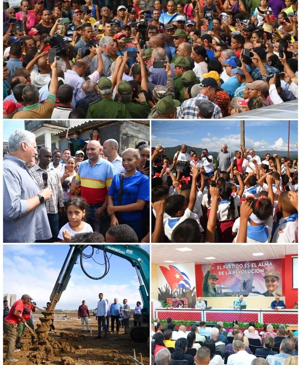 EduardoLopezL65's tweet image. Días intensos en oriente. Luego de visitar Imías y Baracoa, estuvimos en II Frente, Bayamo y Camagüey con la militancia. Tenemos la convicción de que los problemas son superables, si trabajamos con unidad. Recuperación en Guantánamo es el ejemplo más reciente.
@DiazCanelB #Cuba