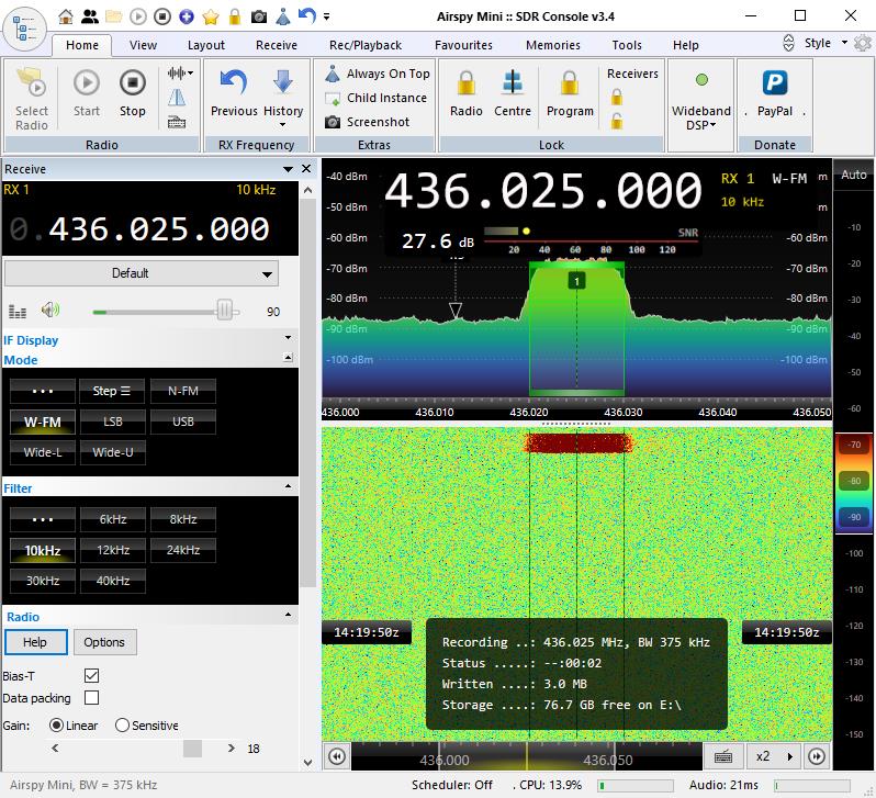 Jutahariadi's tweet photo. BDSAT-2 over Bali, 2024-11-01 14:20 UTC.
" Hello from BDSAT-2 team, digipeating enabled both on  VHF and UHF! "
#OK0BDT #BDSAT2 https://t.co/NP24mPiKXz