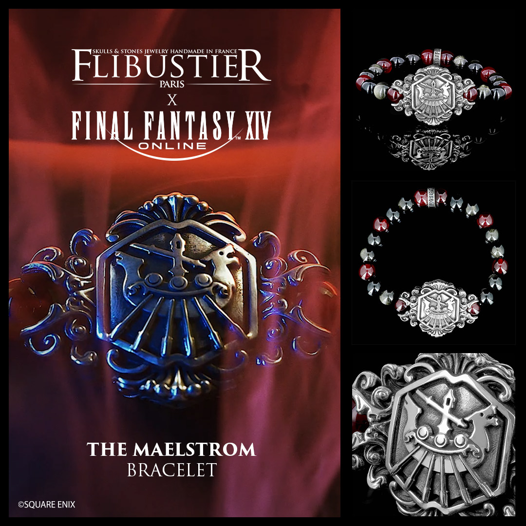 FF14 黒渦団　ブレスレット　（オマケ付き）Flibustier Paris ✦˚˖ #flibustierparis × #FF14 ˖˚✦ 💎コラボジュエリー予約受付中