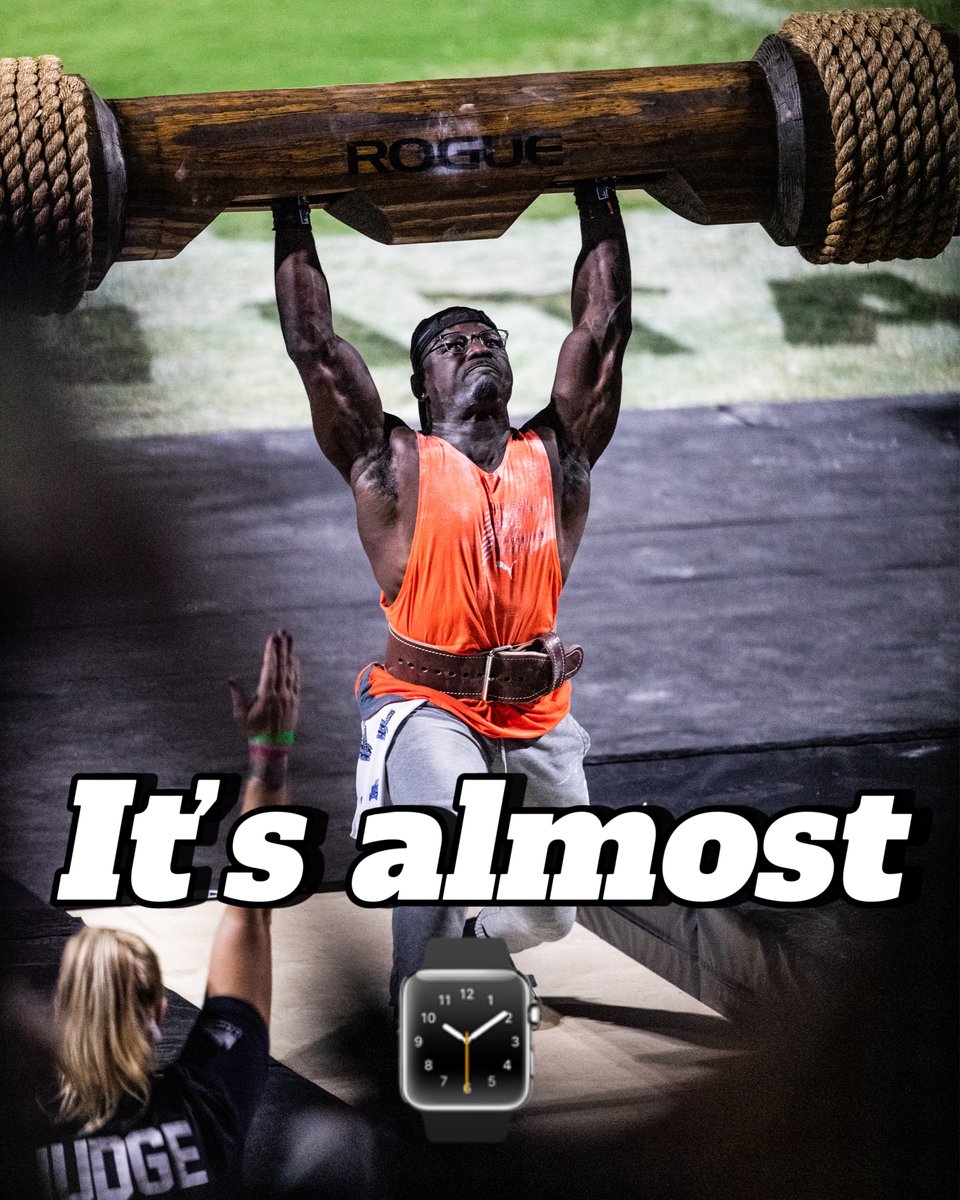 CrossFitGames's tweet image. It's almost time! ⌚

The @rogueinvitational is one week away!

Watch the action live from Scotland on the Rogue Fitness website and YouTube channel.

#CrossFit #Rogue #Invitational