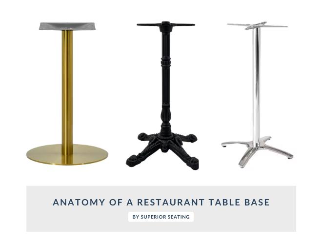 SuperiorSeatin's tweet image. Anatomy of a Restaurant Table Base from #SuperiorSeating superiorseating.com/blog/anatomy-o… #tablebase #tabletops #restaurantfurniture