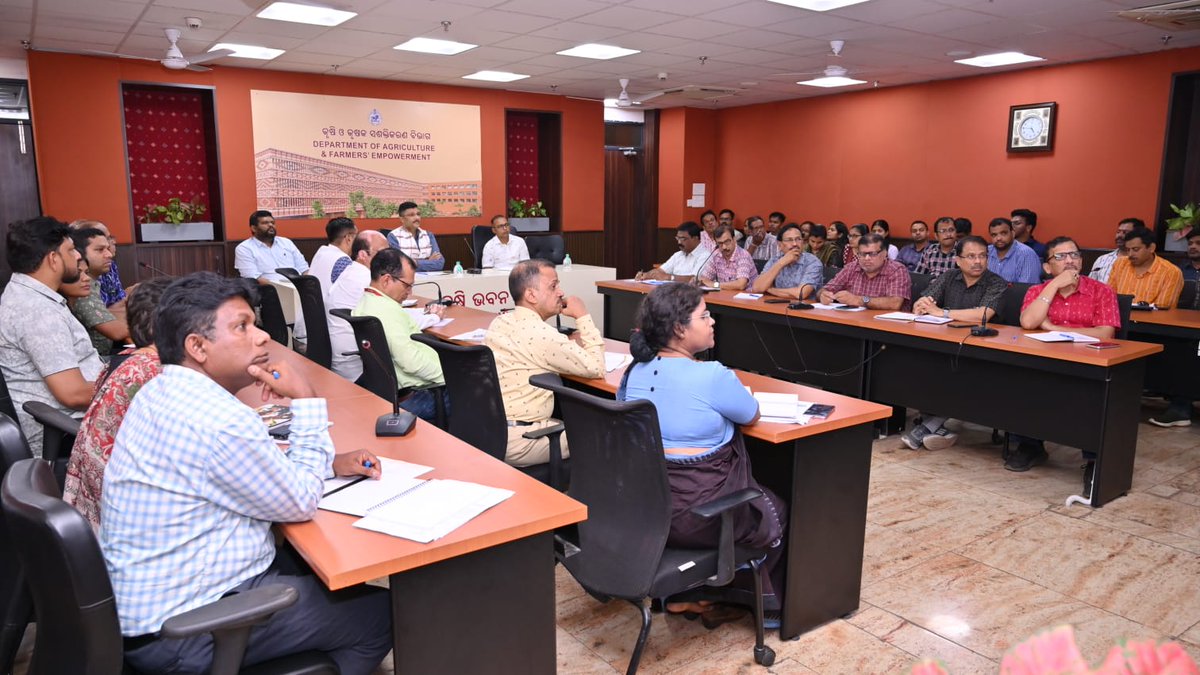 Principal Secretary <a href="/arvindpadhee/">Arabinda K Padhee</a> chaired a meeting at Krushi Bhavan to review the preparations for the upcoming International Symposium on Shree Anna &amp; Forgotten Foods. The session assessed all actions taken so far, ensuring thorough planning for a successful event.<a href="/KVSinghDeo1/">Kanak Vardhan Singh Deo (Modiji Ka Parivar)</a>