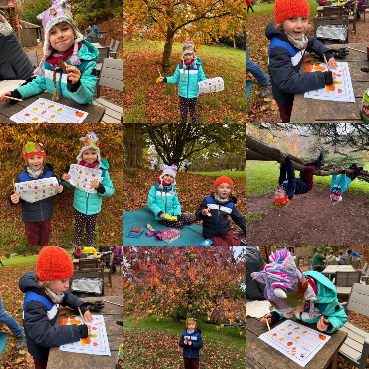 xJen1983x's tweet photo. Leaf Quest today at Knightshayes in Tiverton before the long drive back home including making Autumn Crowns @nationaltrust #ScienceDetectives @BirstallAcad13 https://t.co/C1yCaTINL9