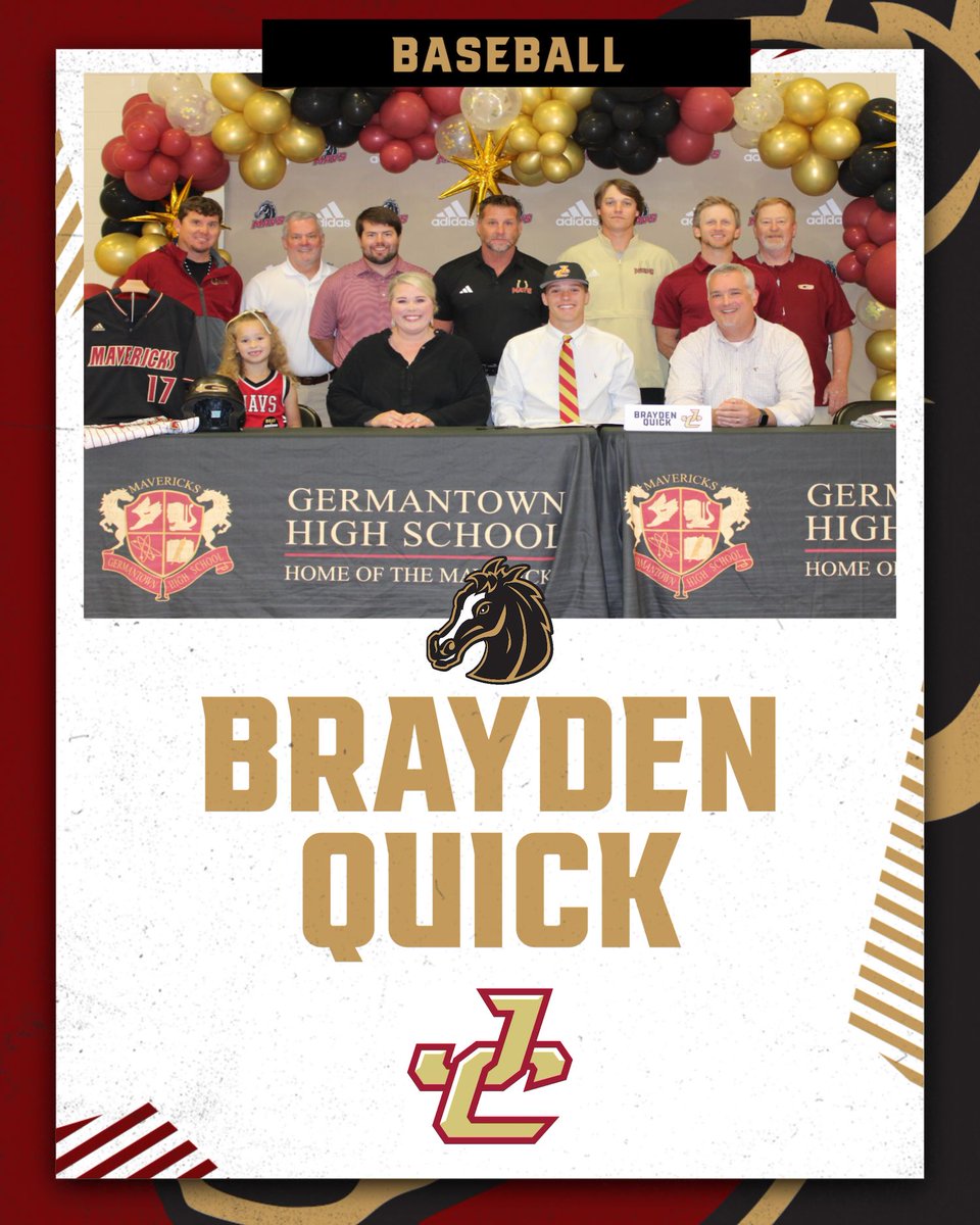 Congratulations to Brayden Quick who signed to play baseball with Jones College! We are proud of you! 
#gomavs #welcometotheranch