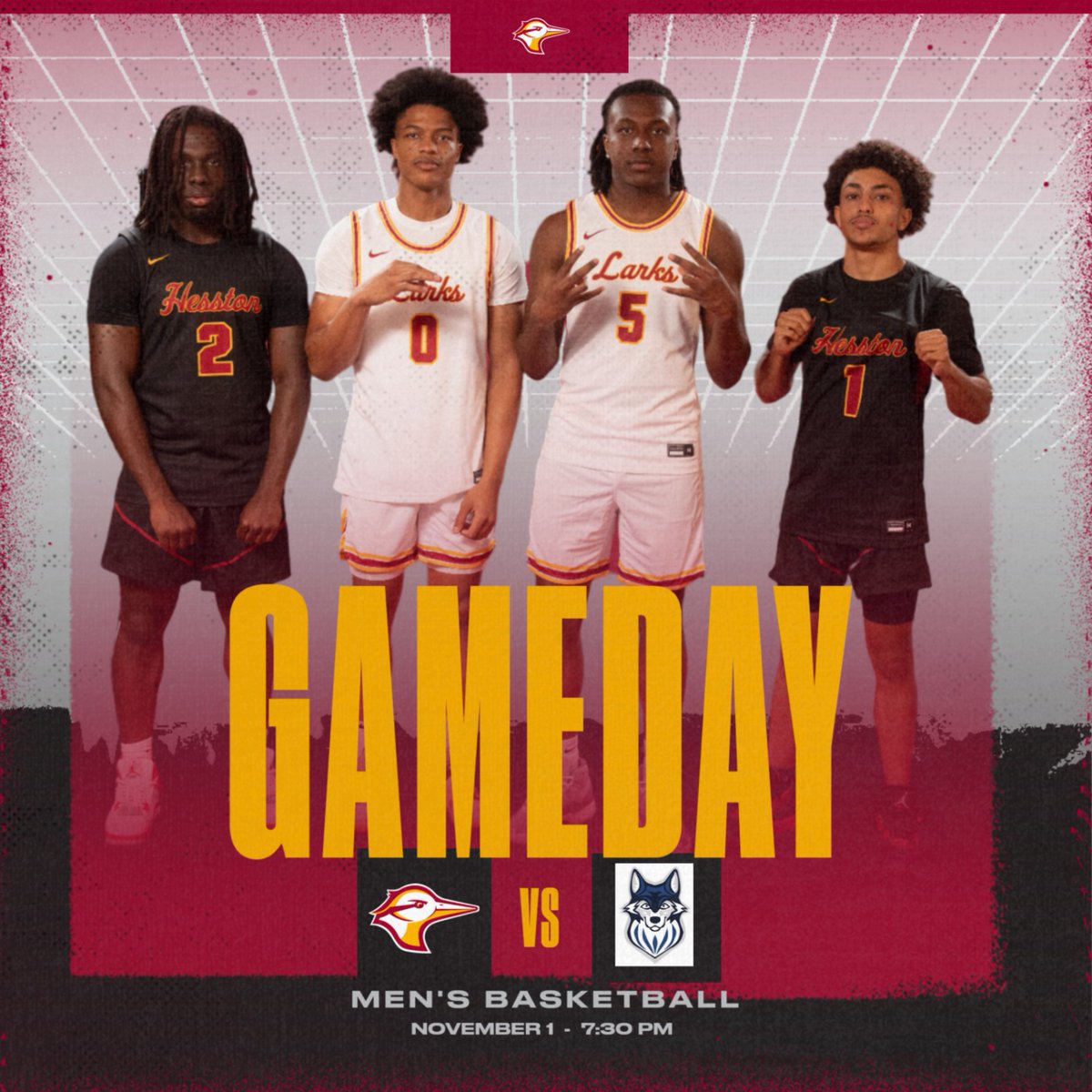 It's Gameday! 
Season Opener
vs Metropolitan CC
📍 - Hesston, Kan. (Yost Center)
⏰ - 7:30 PM
📺 -kjcccsports.net/hesstoncollege/