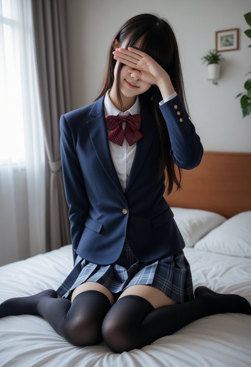 手で目隠し
#AIgirl #AI美女