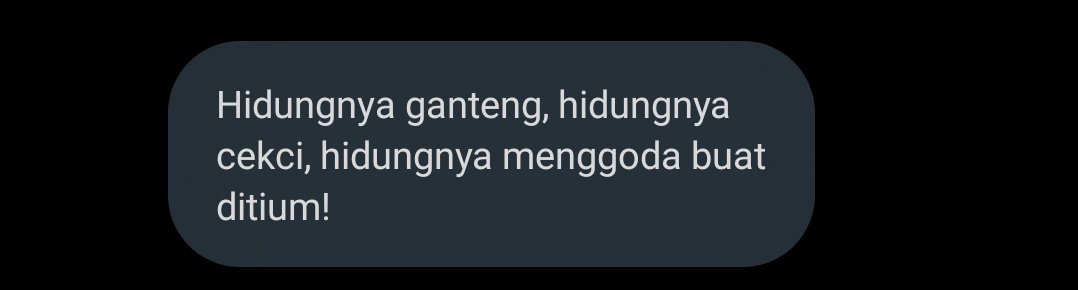 || Seganteng ini tapi dia fokusnya ke hidung doang.