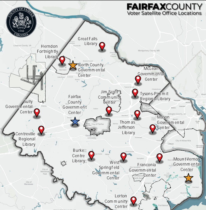 fairfaxvotes's tweet photo. The final two days of early voting are here: 

🗳️ FRIDAY: Government Center until 4:30 p.m. // 15 locations 1-7 p.m.
🗳️ SATURDAY: All 16 locations 9 a.m. to 5 p.m.

Details: https://t.co/Yo441mv6Si

Not voting early? Polls will open at 260+ precincts on Tuesday, 6 a.m. to 7 p.m. https://t.co/HuC4XKmopV