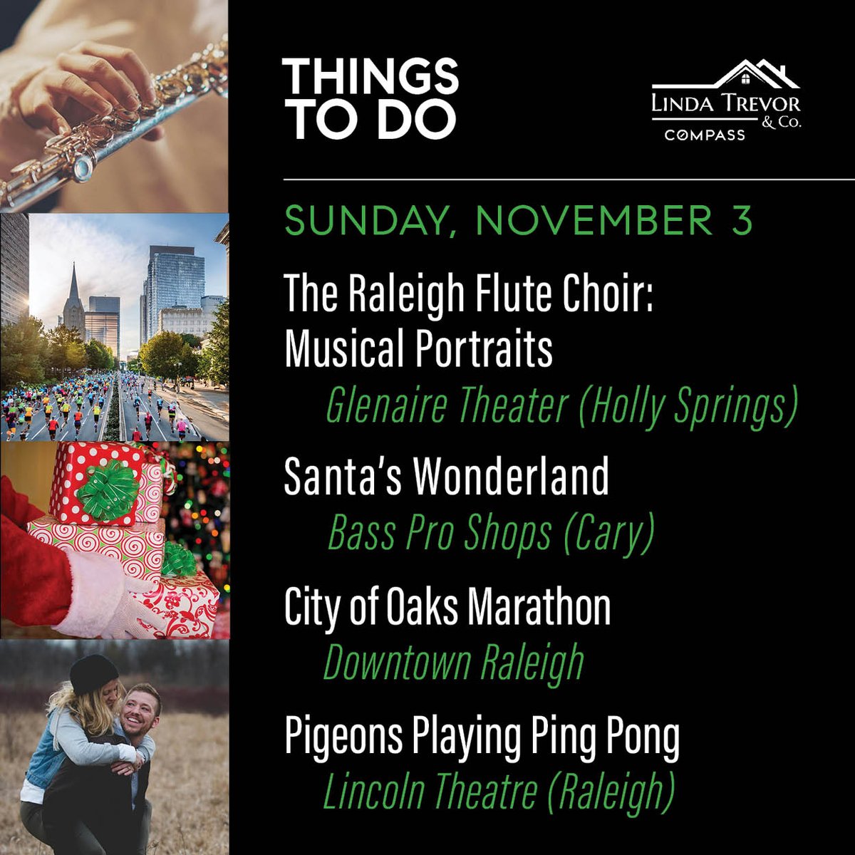 LindaTrevorCo's tweet image. 🔥🍁 Happy November 1st, everyone! Check out all the incredible things to do in the Triangle area this weekend! From great festivals to food truck rallies and epic live music, there&apos;s something for everyone.  #TriangleFun #WeekendVibes #ExploreLocal #November  🍂🎉