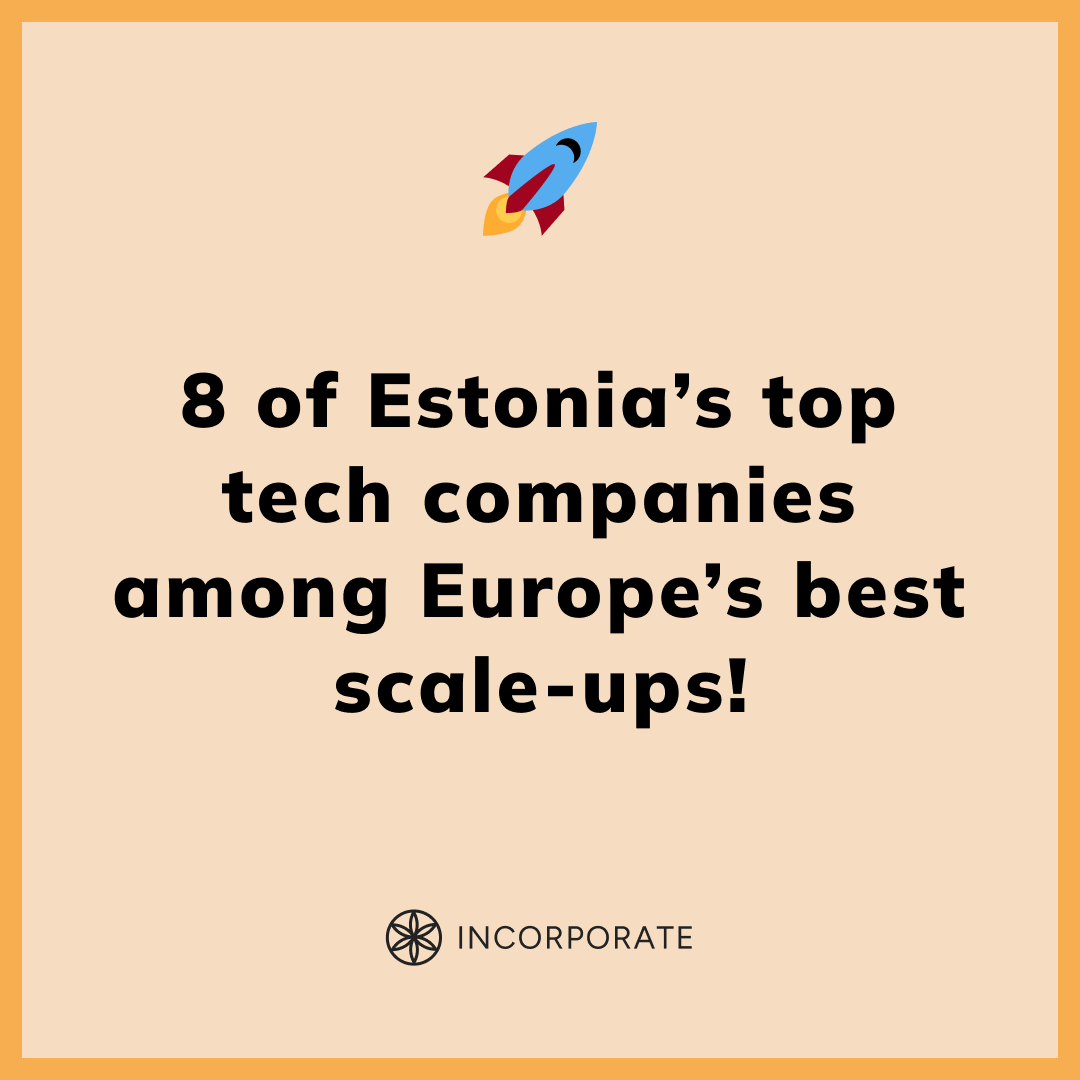 Incorporate_ee's tweet photo. 🇪🇪 Estonia’s tech is booming! 8 Estonian companies, including Bolt &amp; Veriff, made the LETS 2024 list of Europe’s top scale-ups! 🚀 

With 70% going global &amp; 94% hiring, the future’s bright for #EstonianTech. 

More info 👉 https://t.co/G0PeCIAIEp https://t.co/URLepOkLO5
