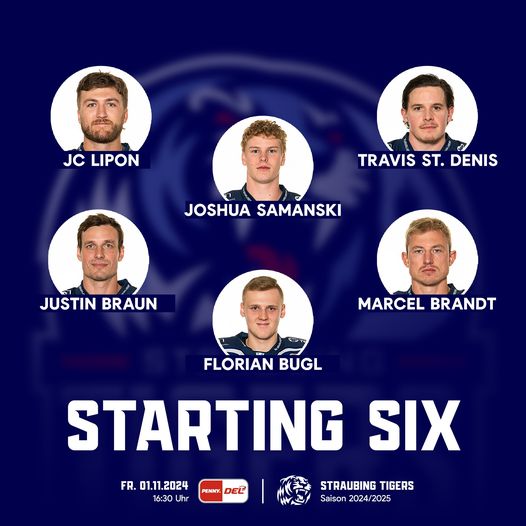 srtigersfans's tweet photo. Unsere Starting Six für #NITvsSTR 🔥
#tigershockey https://t.co/3POUsjp2XF