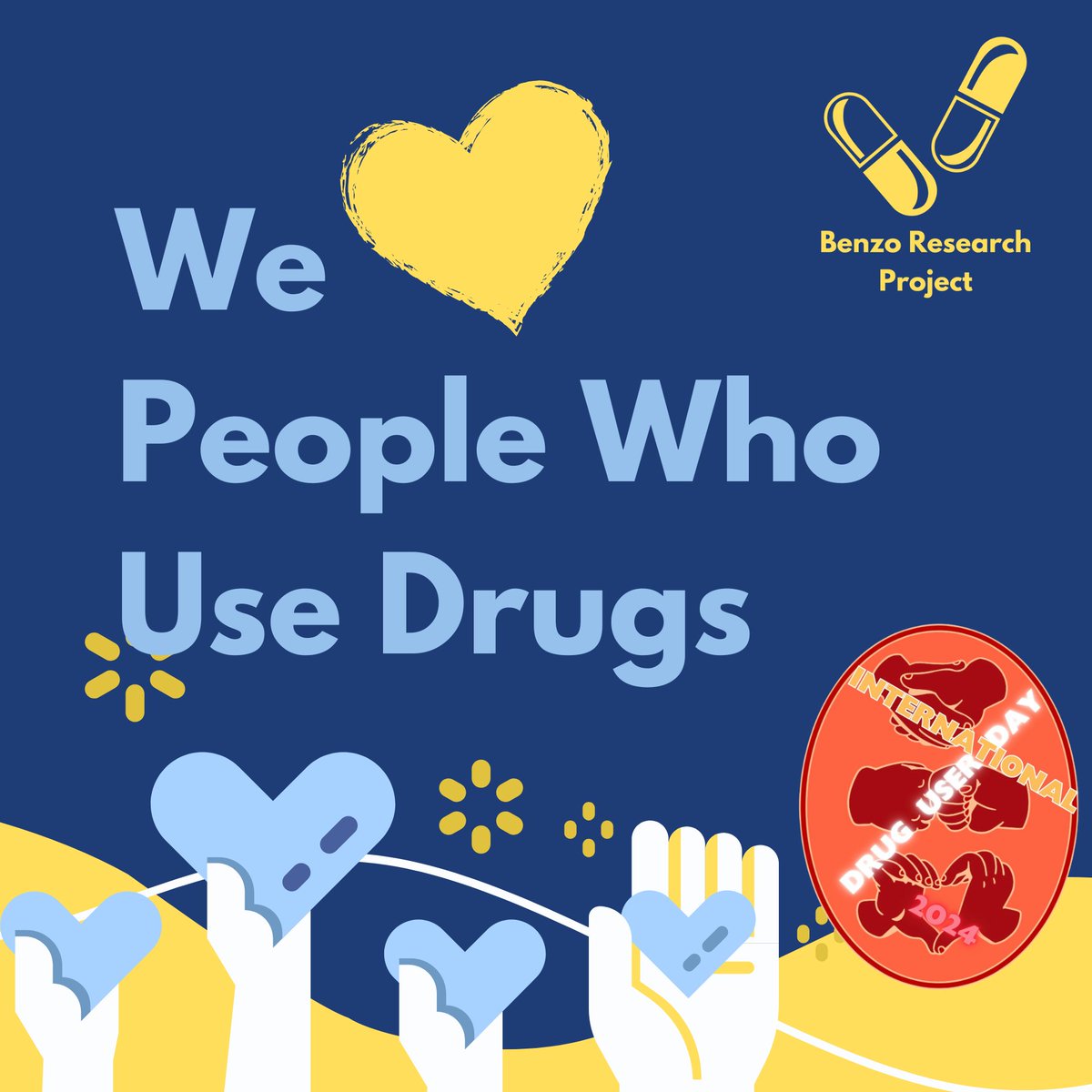 Benzo Research Project (@benzoresearch) on Twitter photo Happy #IDUD24 to allđź’™ Choosing to use drugs does not make you less deserving of love and your human rights!
<a href="/INPUD/">International Network of People who Use Drugs</a> <a href="/Atikatika9jJ/">Atika עתיקה</a> <a href="/crew_2000/">Crew: Mind Altering</a> <a href="/ssdpuk/">SSDP UK</a> <a href="/drugsandmehub/">Drugs and Me</a> <a href="/Inclusion_NHS/">Inclusion</a> <a href="/IDPCnet/">IDPC</a> <a href="/CorrelationNet/">Correlation - European Harm Reduction Network</a> <a href="/Release_drugs/">Release Drugs - @releasedrugs.bsky.social</a> <a href="/VoltefaceHub/">Volteface</a> Happy #IDUD24 to all💙 Choosing to use drugs does not make you less deserving of love and your human rights!
<a href="/INPUD/">International Network of People who Use Drugs</a> <a href="/Atikatika9jJ/">Atika עתיקה</a> <a href="/crew_2000/">Crew: Mind Altering</a> <a href="/ssdpuk/">SSDP UK</a> <a href="/drugsandmehub/">Drugs and Me</a> <a href="/Inclusion_NHS/">Inclusion</a> <a href="/IDPCnet/">IDPC</a> <a href="/CorrelationNet/">Correlation - European Harm Reduction Network</a> <a href="/Release_drugs/">Release Drugs - @releasedrugs.bsky.social</a> <a href="/VoltefaceHub/">Volteface</a>