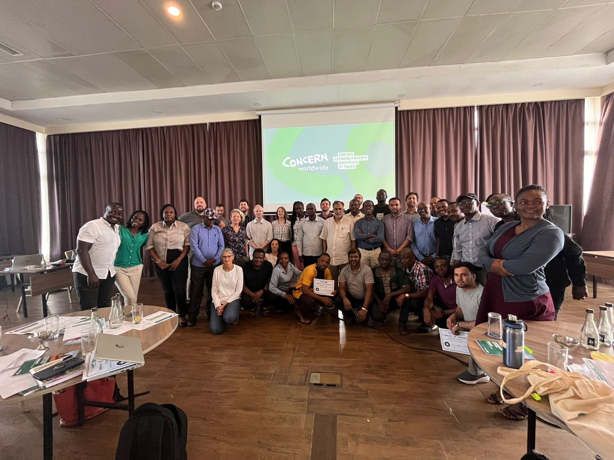 Enjoying meeting this roomfull of global colleagues working on #climateadaptation <a href="/Concern/">Concern Worldwide</a> and hearing about all the great work going on