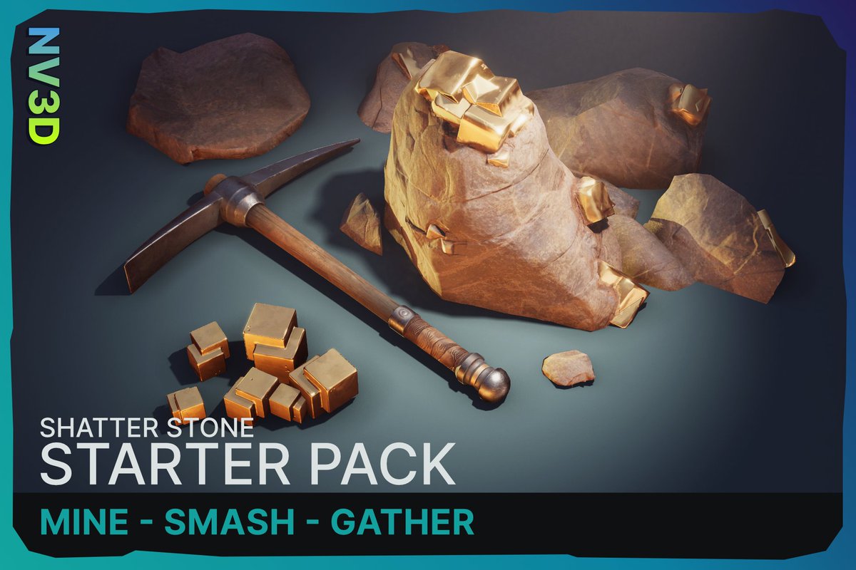 🚨Shatter Stone: Starter Pack is currently FREE as part of the Publisher of the Week sale! 

At the checkout use code - NV3D

#GameAssets #gamedev #FREE 

Link 👇
prf.hn/l/kVG51B2/