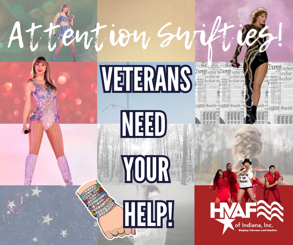 HVAFofIndiana's tweet photo. Our homeless veterans who have just been displaced due to a catastrophic fire could really use a win right now. Swifties, can you help?! @taylorswift13 @taylornation13 https://t.co/o8MBrsSpGW