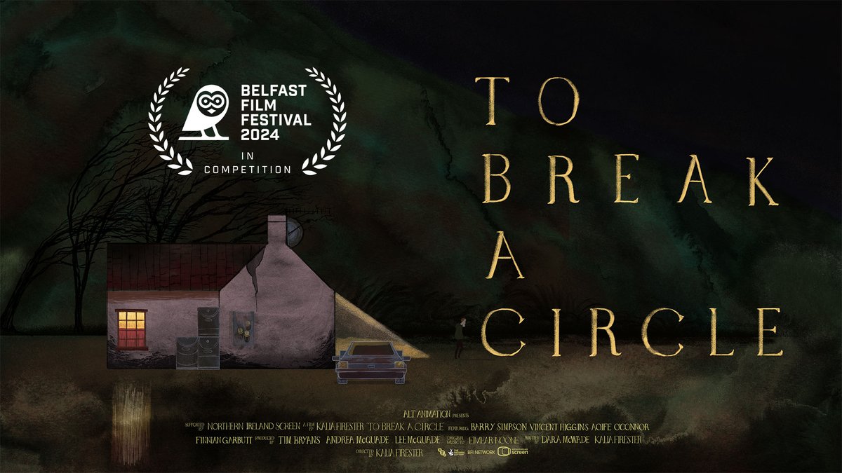 ALT Animation (@altanimation) on Twitter photo Looking forward to the screening of ‘To Break A Circle’ tomorrow at the <a href="/BelfastFilmFes1/">Belfast Film Festival</a>
The film is part of the Shorts Programme being screened at the <a href="/QFTBelfast/">Queen's Film Theatre</a> on Screen 1 at 10:30am.
Excited to see our film alongside all of the other amazing films selected. Looking forward to the screening of ‘To Break A Circle’ tomorrow at the <a href="/BelfastFilmFes1/">Belfast Film Festival</a>
The film is part of the Shorts Programme being screened at the <a href="/QFTBelfast/">Queen's Film Theatre</a> on Screen 1 at 10:30am.
Excited to see our film alongside all of the other amazing films selected.
