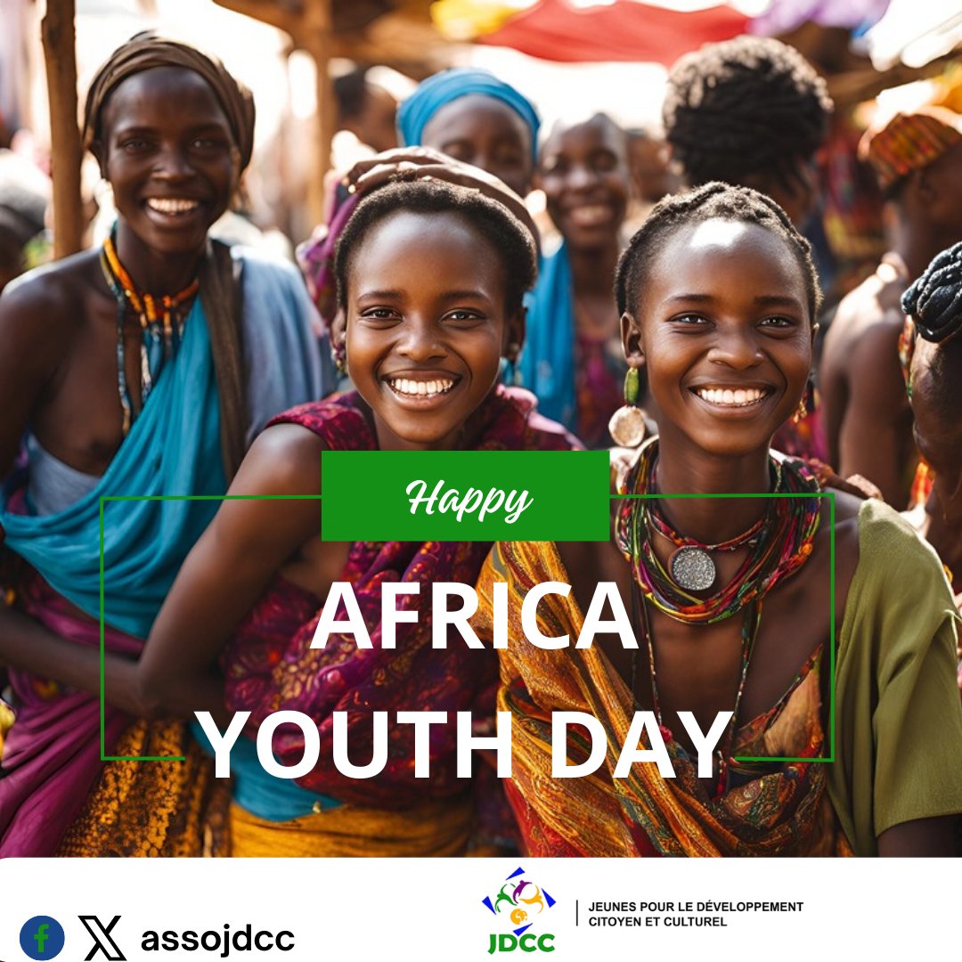 Jeunes pour le Développement Citoyen et Culturel (@assojdcc) on Twitter photo 🌍 Joyeuse #africayouhday ! 🌍
La JDCC célèbre les 420M de jeunes d’Afrique (35 % de la population), moteurs d’un avenir durable pour notre continent ! Le thème choisi par <a href="/_AfricanUnion/">African Union</a> est : « Éduquer un Africain adapté au 21e siècle ». 🌍 Joyeuse #africayouhday ! 🌍
La JDCC célèbre les 420M de jeunes d’Afrique (35 % de la population), moteurs d’un avenir durable pour notre continent ! Le thème choisi par <a href="/_AfricanUnion/">African Union</a> est : « Éduquer un Africain adapté au 21e siècle ».