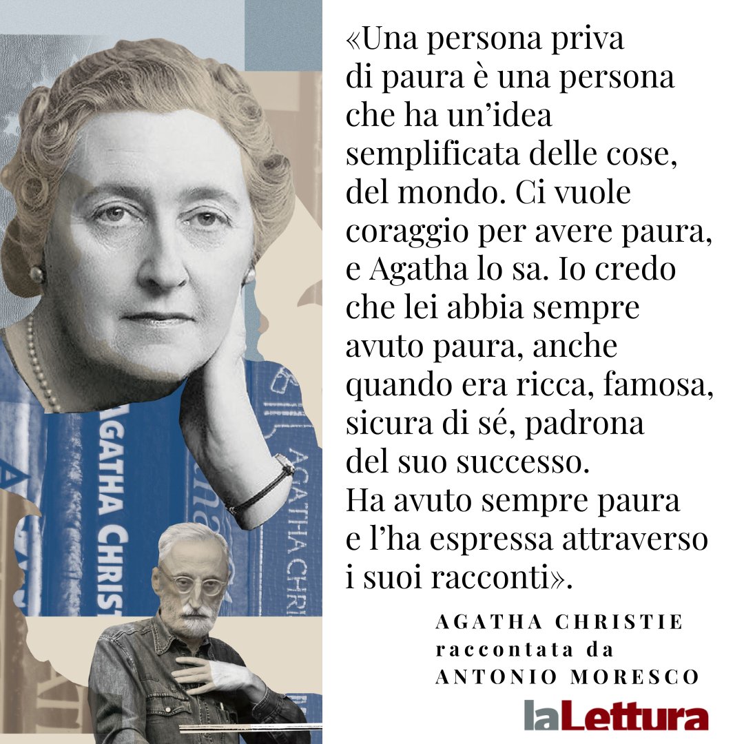 Lo scrittore Antonio Moresco ha curato il Meridiano (<a href="/Mondadori/">Mondadori</a>) dedicato a una figura leggendaria: Agatha Christie. «Le sue sono fiabe gialle perché in lei c’è una bambina». Su «la Lettura» oggi nell’App e domani in edicola lo intervista <a href="/anto_lattanzi/">antonella lattanzi</a> bit.ly/3Cj1EIM