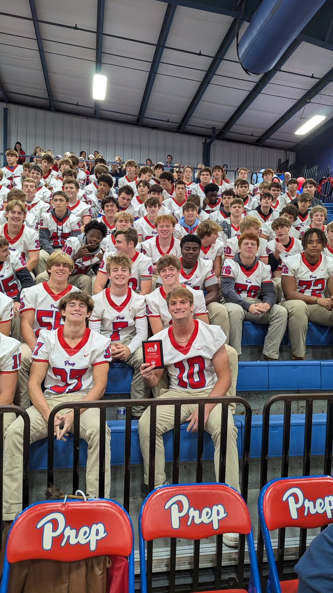 Patrick Johnstone (@pjohnstone_) on Twitter photo Made it out to the Jackson Prep pep rally this morning to deliver our Giant of the Week plaque to last week's winner Tee Bryant
<a href="/JacksonPrep_FB/">JacksonPrep Football</a> <a href="/goodwin_coach/">Coach Doug Goodwin</a> <a href="/Tre_Bryant3/">Tre Bryant</a> <a href="/WLBT/">WLBT 3 On Your Side</a> Made it out to the Jackson Prep pep rally this morning to deliver our Giant of the Week plaque to last week's winner Tee Bryant
<a href="/JacksonPrep_FB/">JacksonPrep Football</a> <a href="/goodwin_coach/">Coach Doug Goodwin</a> <a href="/Tre_Bryant3/">Tre Bryant</a> <a href="/WLBT/">WLBT 3 On Your Side</a>