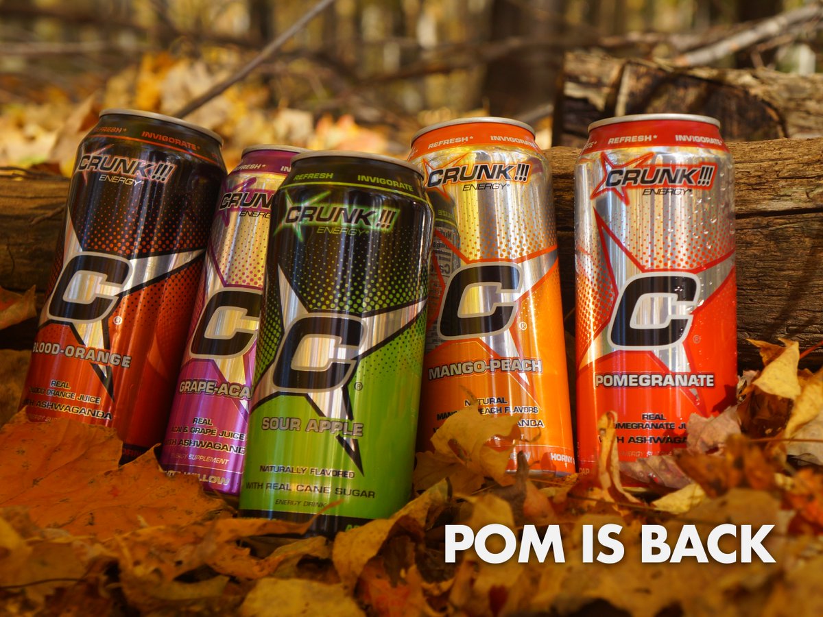 Great news to round off our Halloween sale: Pomegranate and Variety Packs are back in stock! Load up on your favorite flavors with code SPOOK before this sale ends today!
bit.ly/CRUNKSPOOK