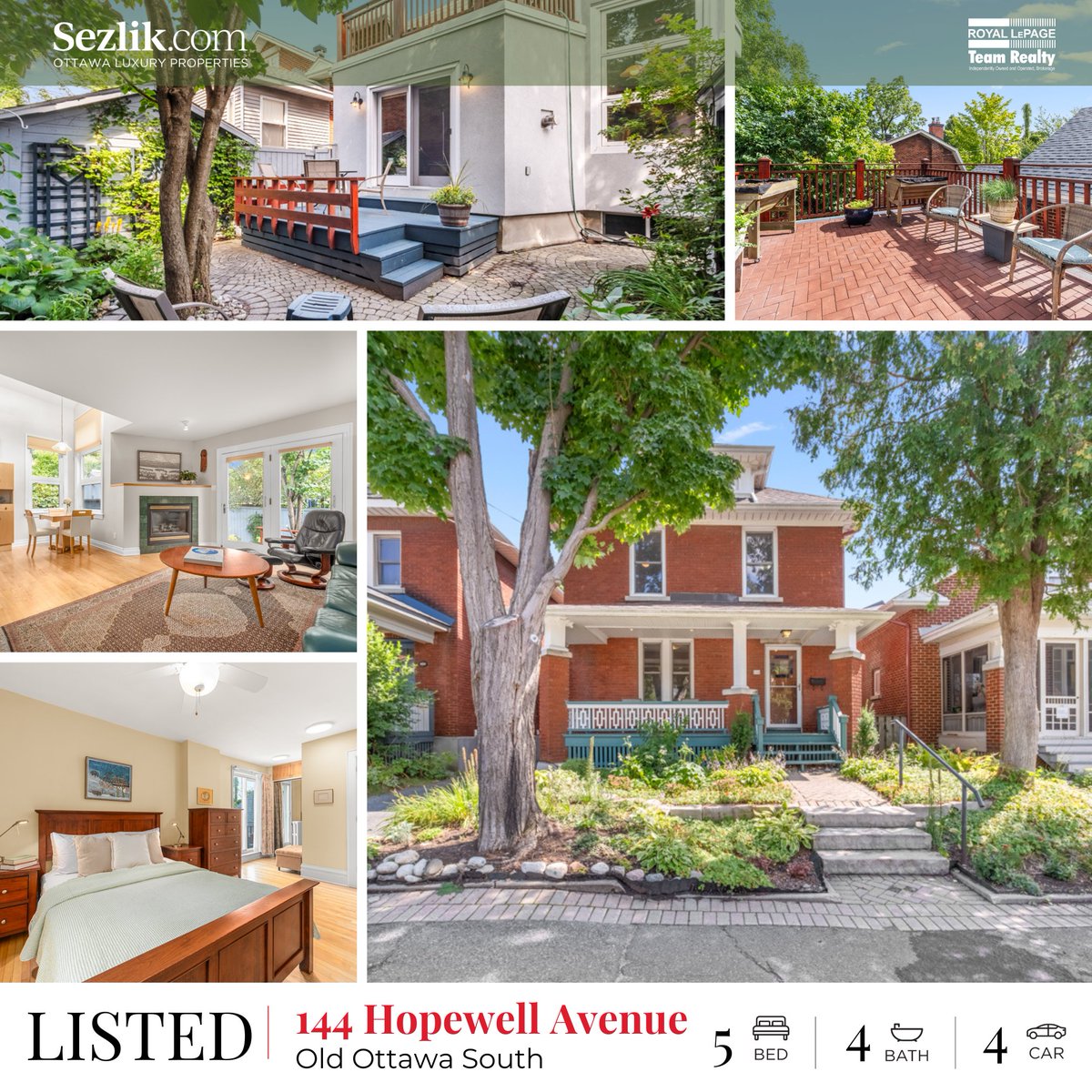 ⭐For Sale⭐
📍144 Hopewell Avenue - Old Ottawa South
$1,395,000
MLS #1383989
5🛏️,4🛀,4🚗

For more information contact us at info@sezlik.com