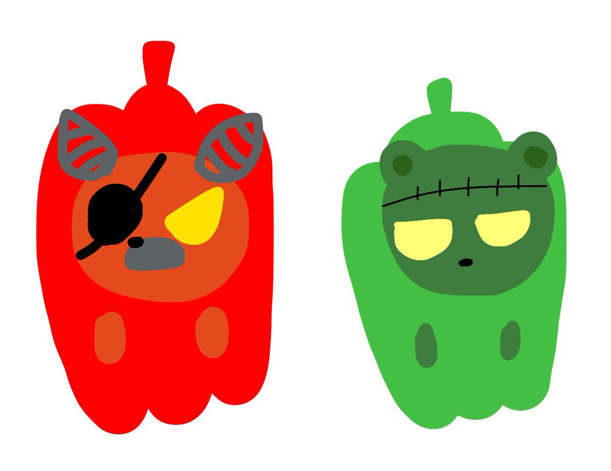 yuuki_fnaf's tweet photo. 【FNAF 落書き】
そういえばこの2人赤ピーマンと青ピーマンみてーなカラーリングだよな🫑
#FNAF #FNAFHW #Grimfoxy #Dreadbear #FNAFVR https://t.co/IdzAu4b0s2