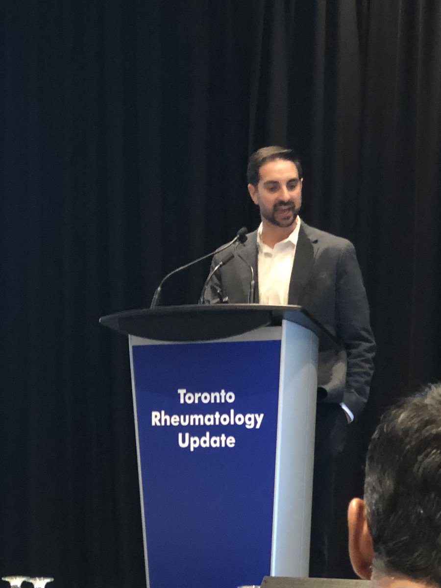 Janetbirdope's tweet photo. #SLE
Toronto 13th #Rheumatology #Update
@MarkMatsos said
Clinical #remission in #lupus is v difficult to obtain in a trial
#LLDAS #low #disease #activity does occur more often
Ex with #belimumab #anifrolimumab and other therapies
remission rates in RCTs are a benchmark https://t.co/SJ4YgitbUc
