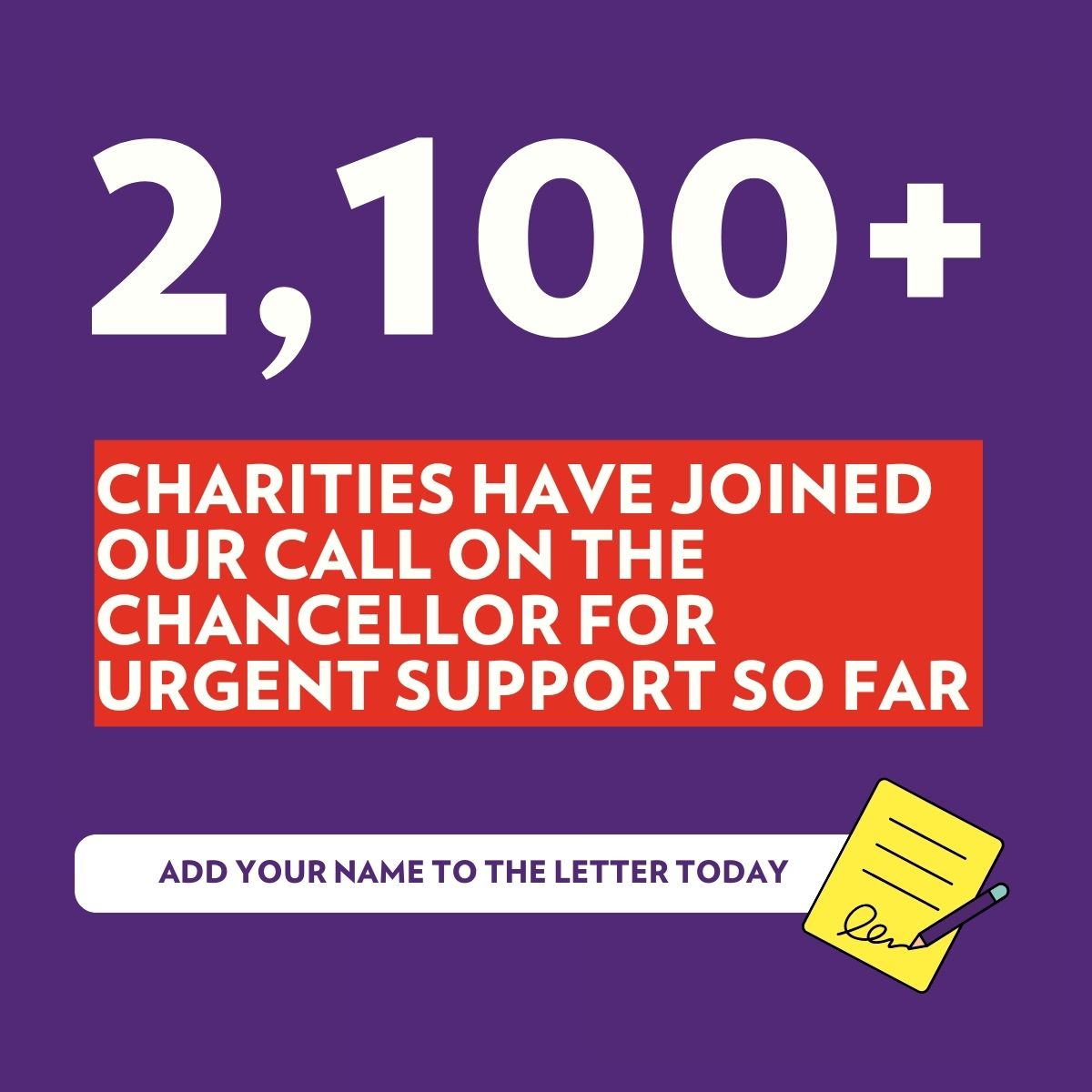 Sarah Elliott (Vibert) (@sarahvibert82) on Twitter photo The number of charities signing our letter to <a href="/hmtreasury/">HM Treasury</a> is growing by the second. What's clear to us is not only the strength of feeling, but the real need for action.
Am proud to see our sector come together in this way. If you haven't signed yet, there's still time to join! The number of charities signing our letter to <a href="/hmtreasury/">HM Treasury</a> is growing by the second. What's clear to us is not only the strength of feeling, but the real need for action.
Am proud to see our sector come together in this way. If you haven't signed yet, there's still time to join!