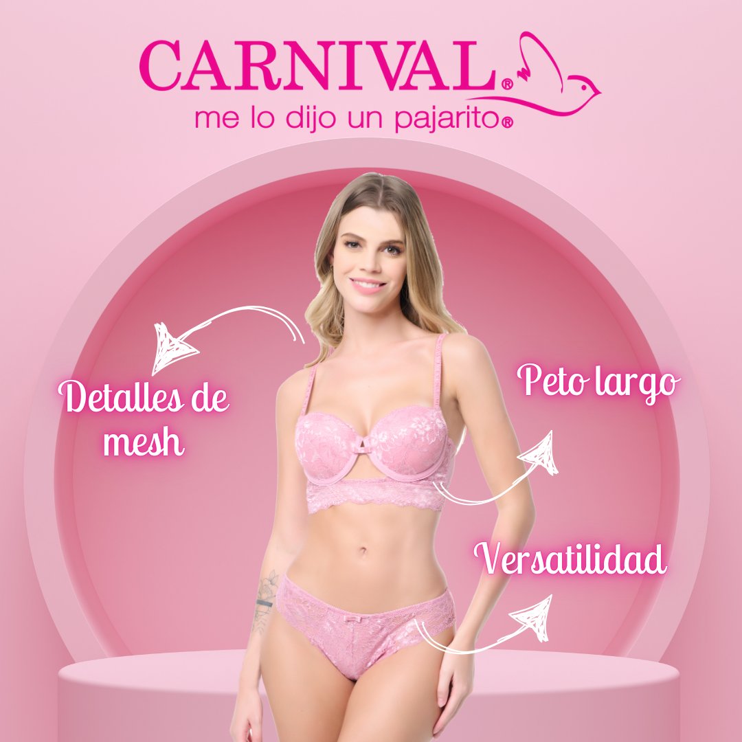 soportecarnival's tweet photo. Simplicidad y elegancia, en rosa 🌸

#CarnivalLenceria #lenceriacarnival #ladycarnival #lenceria #coordinados #bras #pantis https://t.co/QRYhDeEjQB