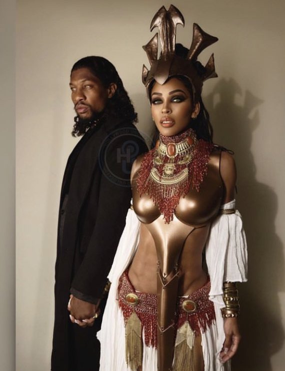 Jonathan Majors &amp; Meagan Good look AMAZING 🔥🔥🔥🔥🔥