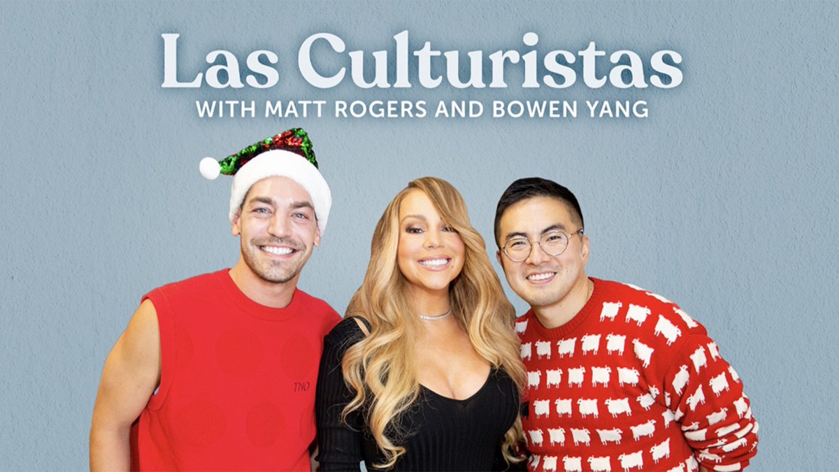 ApplePodcasts's tweet photo. She's officially defrosted and ready to continue her reign as the Queen of Christmas. 🎃🧊🎄

Celebrate the first day of @MariahCarey season with her show-stopping episode of Las Culturistas.

https://t.co/d5hpO62dWi https://t.co/Z8rwwGHhjV