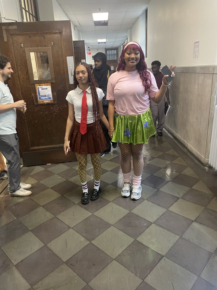 Just another day at school.