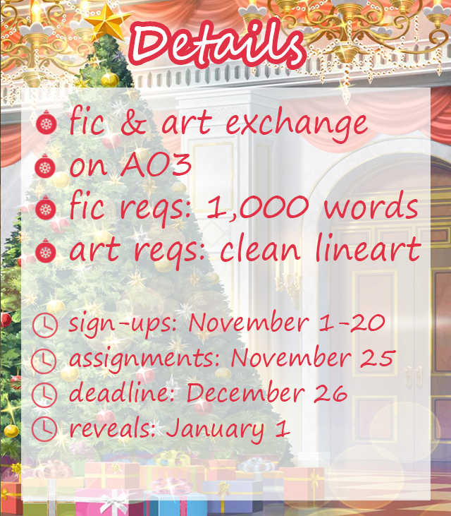 Tales_Events's tweet photo. 🎄Tales of Secret Santa 2024🎄
Sign-ups are now live for the 2024 edition of our traditional winter gift exchange: https://t.co/rMrN1UmK6q https://t.co/TLV6GA7ist