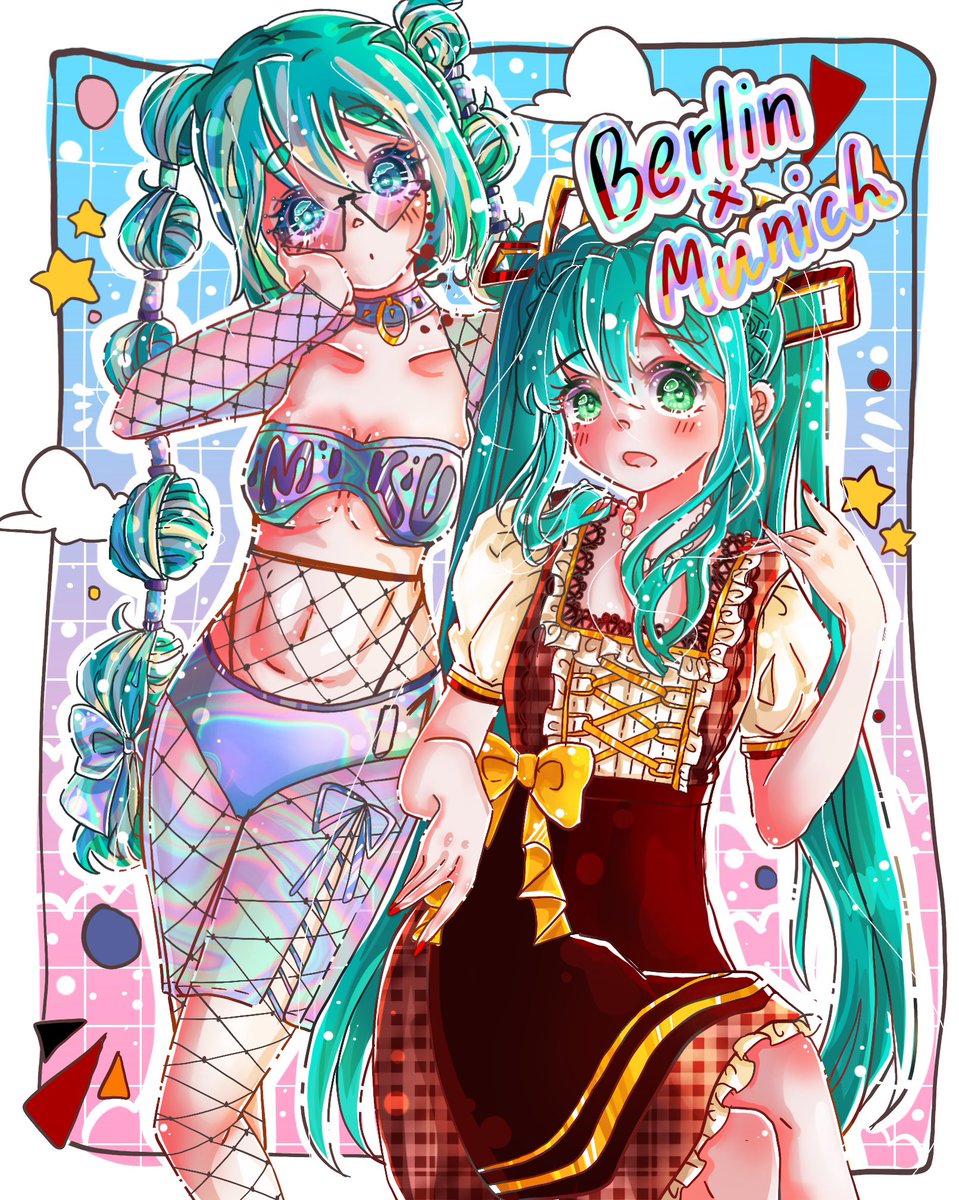 Bleu_bere's tweet photo. 🇩🇪Global Miku - Germany edition🇩🇪

Hell yeah Berlin meets Munich 🤩✨💓 as a German I had to hop on this trend too lol

#globalmiku #hatsunemiku #miku #germany #illustration #vtuber #イラスト　#初音ミク　#ドイツ https://t.co/NBbrxitRxf