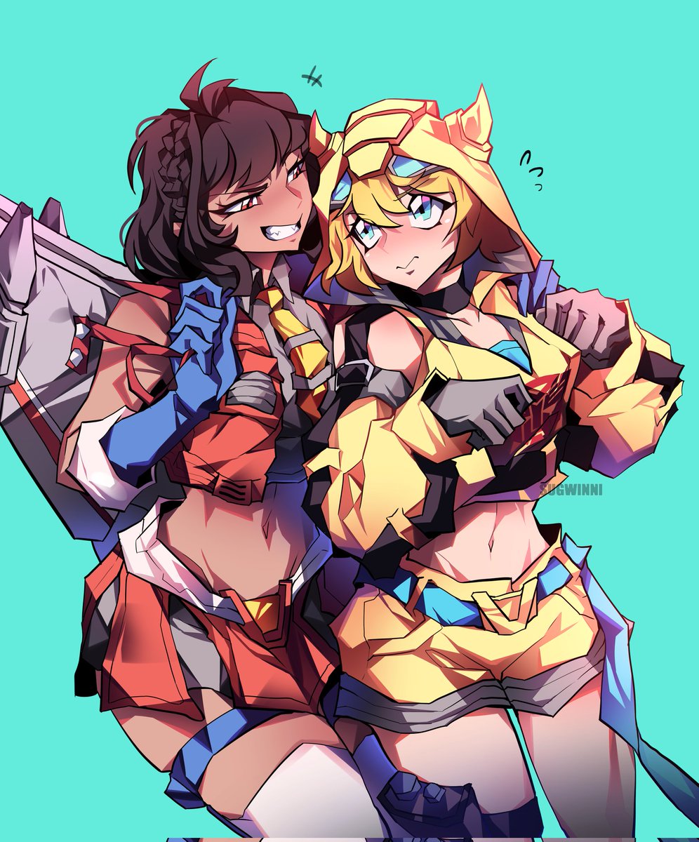 Sugwinni_'s tweet photo. Old Bishoujo art #Transformers https://t.co/Rkyejm0gV6