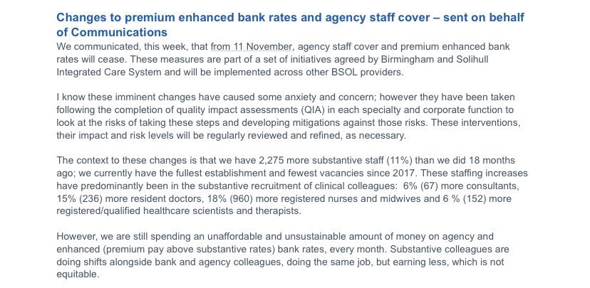 ‼️UHB UPDATE ‼️

<a href="/uhbtrust/">University Hospitals Birmingham</a> are refusing to withdraw the imposed extra-contractual work rates.  

This leaves us with no other choice but escalation. <a href="/TheBMA/">The BMA</a> will not stay silent as the trust goes behind our backs and breaks national agreements. 

Further updates to follow.