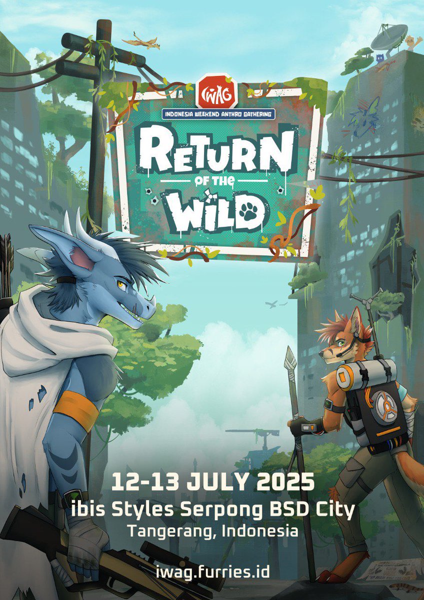 iwag_furs's tweet photo. We acquired full signal from Kiki and Tama!

Some of you already dechipher the partial signal arriving via some of the intercepted tight beam transmission.

The next Indonesia Weekend Anthro Gathering to take place at ibis Styles Serpong BSD City on 12-13 July 2025. https://t.co/5BCMK4ypzd