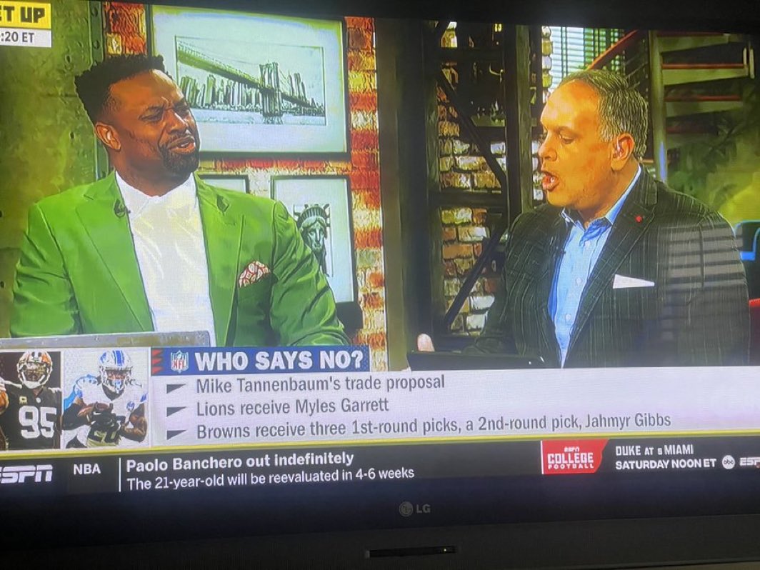 ESPNCleveland's tweet photo. Do you think the Browns would accept this trade proposal from @RealTannenbaum? https://t.co/7nZLOFR5DV