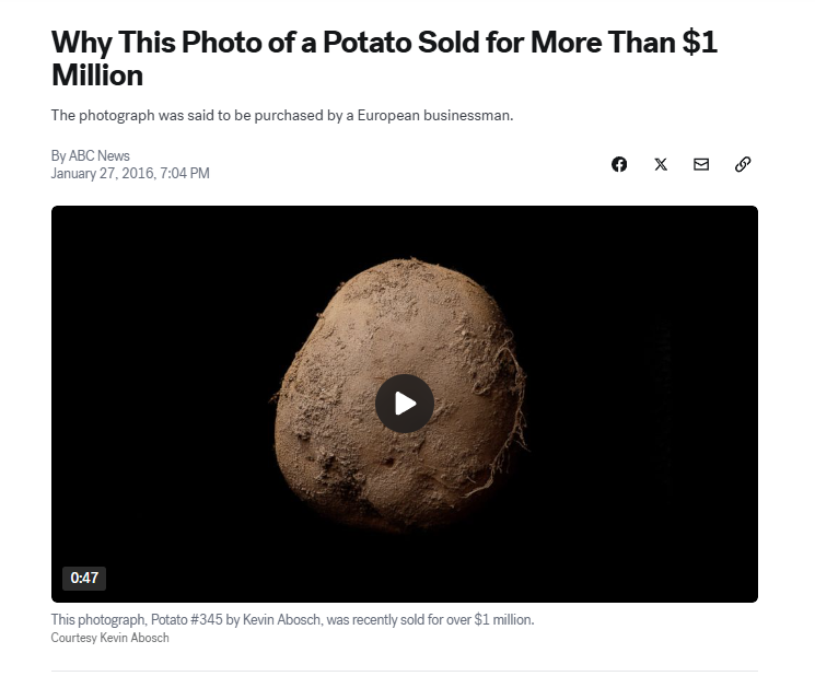 POTATO__SOL's tweet photo. WE HAVE SURPASSED THE AUCTION RECORD

$POTATO 🥔 https://t.co/oKCaFsVLHu