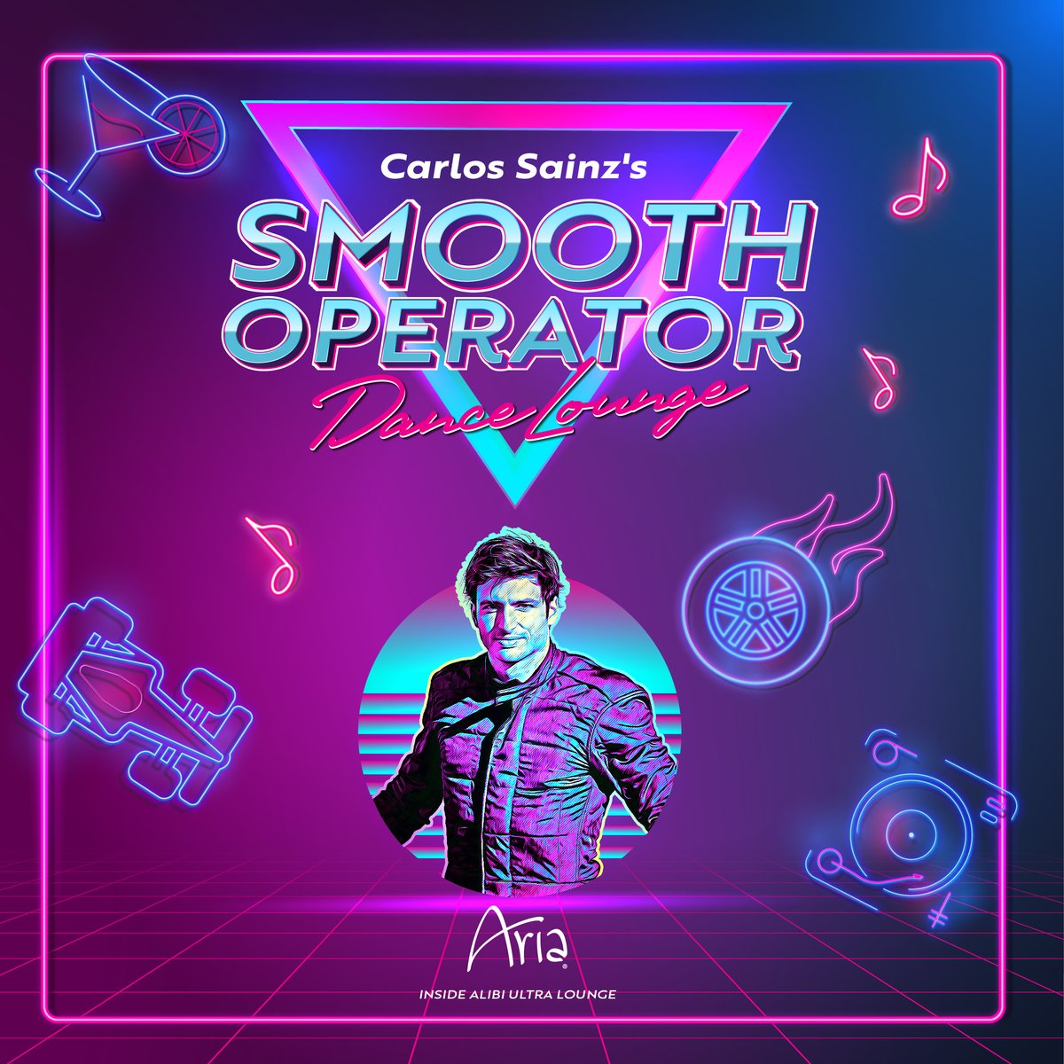 AriaLV's tweet image. .@Carlossainz55&apos;s Smooth Operator Dance Lounge is taking over @arialv for #LasVegasGP Race Weekend!
✨3 nights of music, vibes, and non-stop energy, right in the heart of the action. 🏎️🕺 #SmoothOperator #F1 #LVGP
Learn more: mgm.aria.com/evnozu22