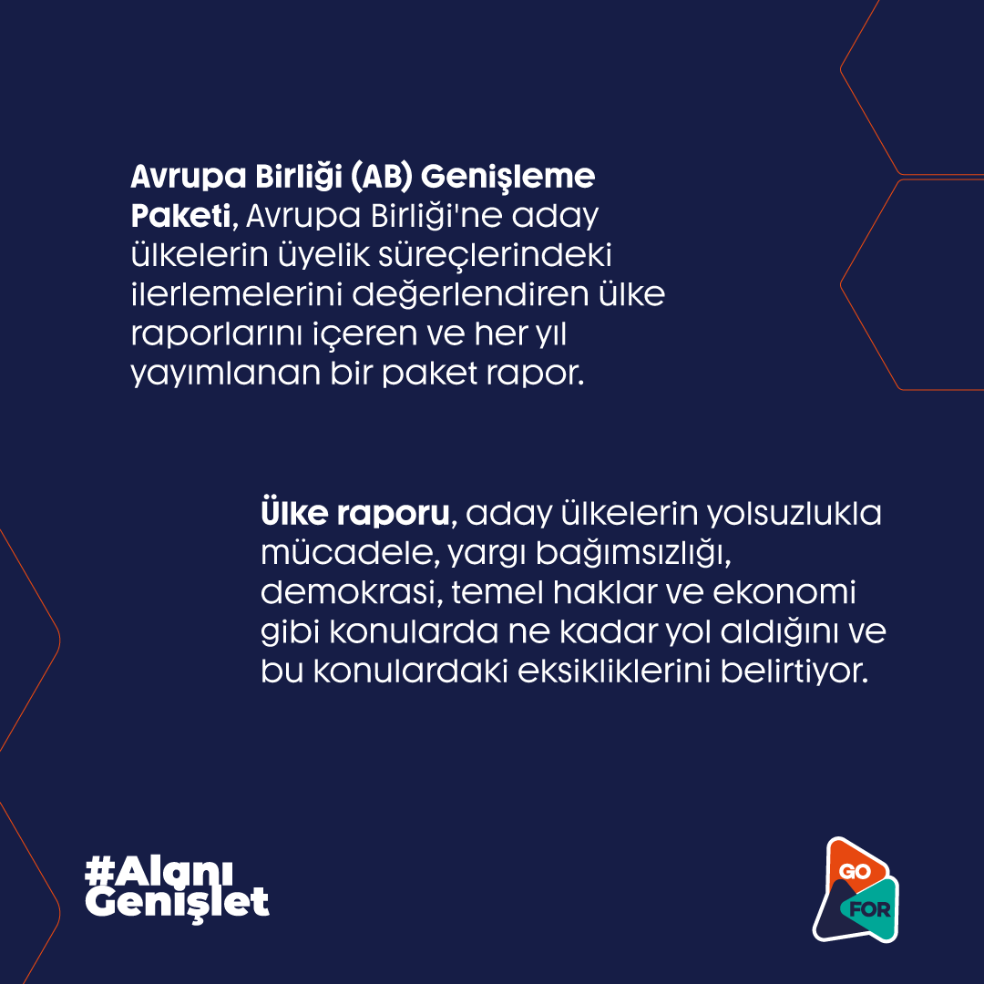 gofortr's tweet photo. 🇪🇺 Avrupa Birliği, Genişleme Raporu’nda GoFor’u Ulusal Gençlik Konseyi olarak tanıdı.
🌟 #AvrupaBirliği, Genişleme Paketi’nde yer verdiği 2024 Türkiye Raporu’nda Gençlik Örgütleri Forumu’nu (#GoFor) bağımsız bir Ulusal Gençlik Konseyi olarak tanıyor.
#AlanıGenişlet https://t.co/thloQlnYzg