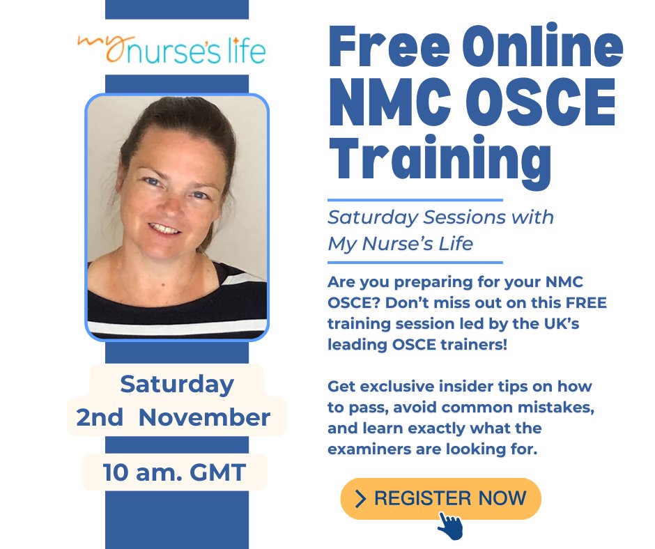 Our Saturday Sessions are back! If you're a registered Nurse interested in free NMC OSCE training, click on our linktr.ee in the bio to book a space.

#OSCE #NMCOSCE #FREE #OSCETRAINING #ONLINETRAINING #NURSING