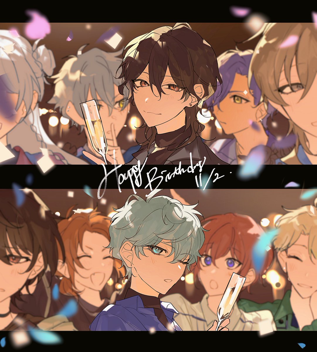 「幸せそうじゃの」
「あんたもね」
#瀬名泉誕生祭2024
#朔間零誕生祭2024