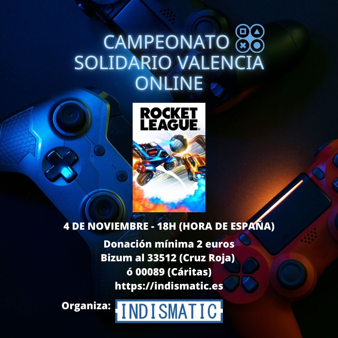 Indismatic's tweet photo. 🎮Lanzamos una actividad con carácter especial, para solidarizarnos con todas las personas que se encuentra en la Comunidad Valenciana y están siendo víctimas de esta catástrofe.

▶️Más info en nuestra web: https://t.co/CVTyuqCpkg https://t.co/rXPRId3ZkW