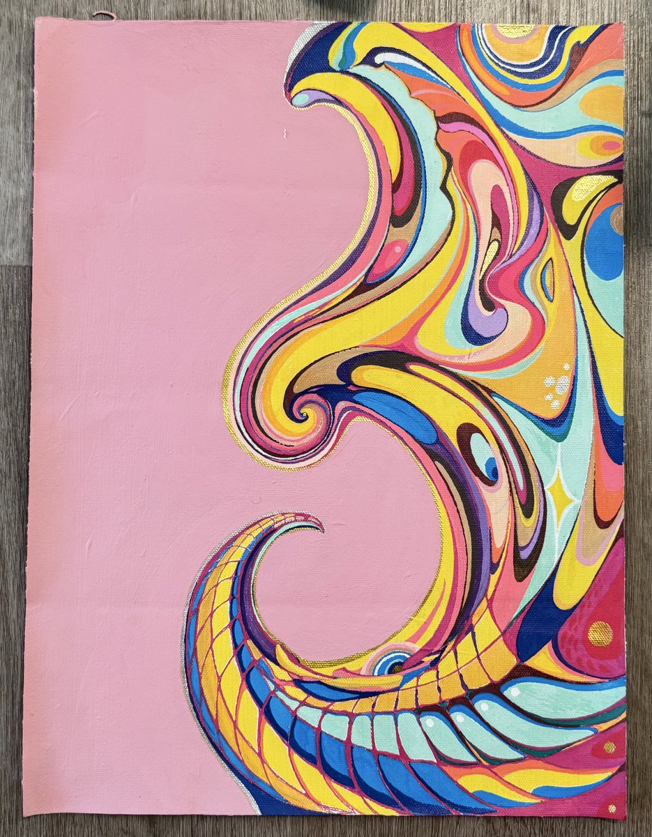 The next few posts are Original paintings (not digital)  That are currently listed for sale in my Shop.

theartofchasingfractals.bigcartel.com