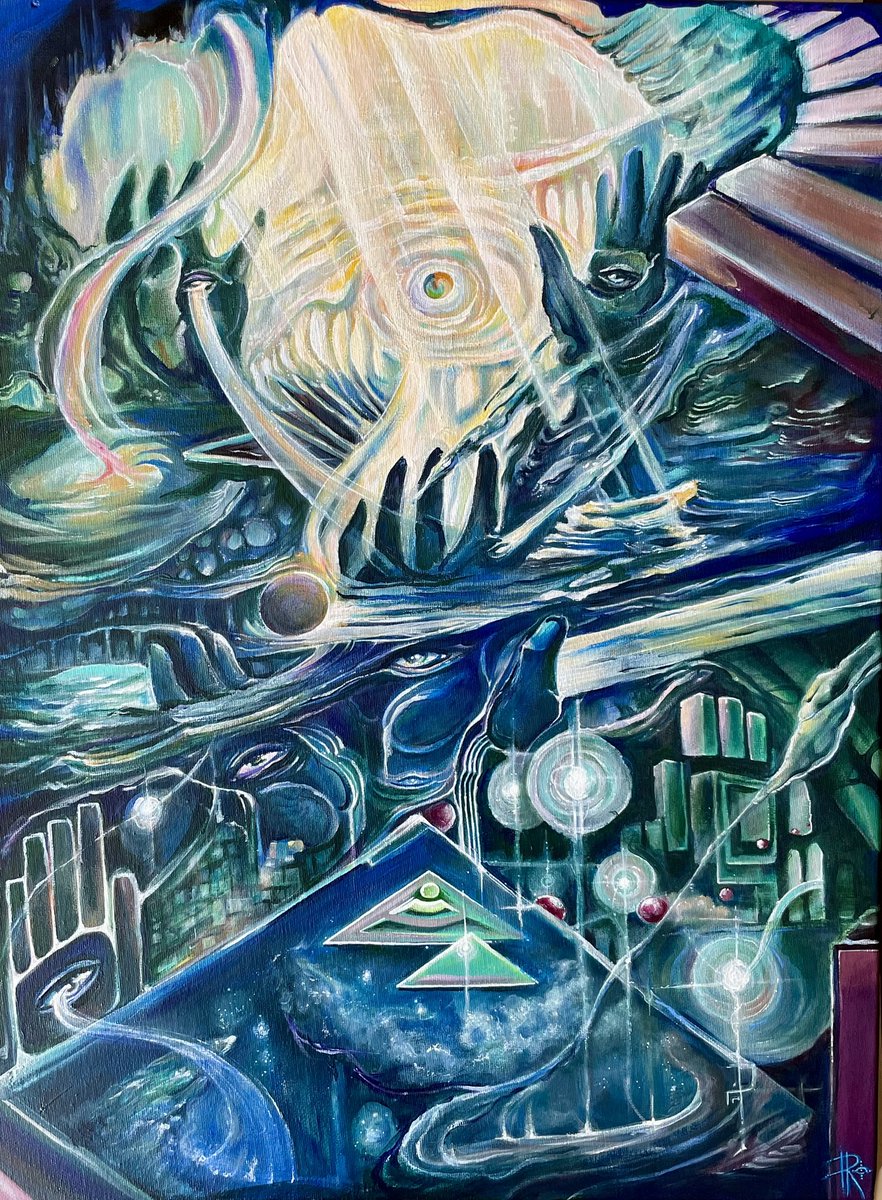 The next few posts are Original paintings (not digital)  That are currently listed for sale in my Shop

theartofchasingfractals.bigcartel.com